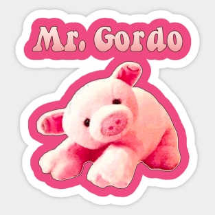 Mr. Gordo Sticker